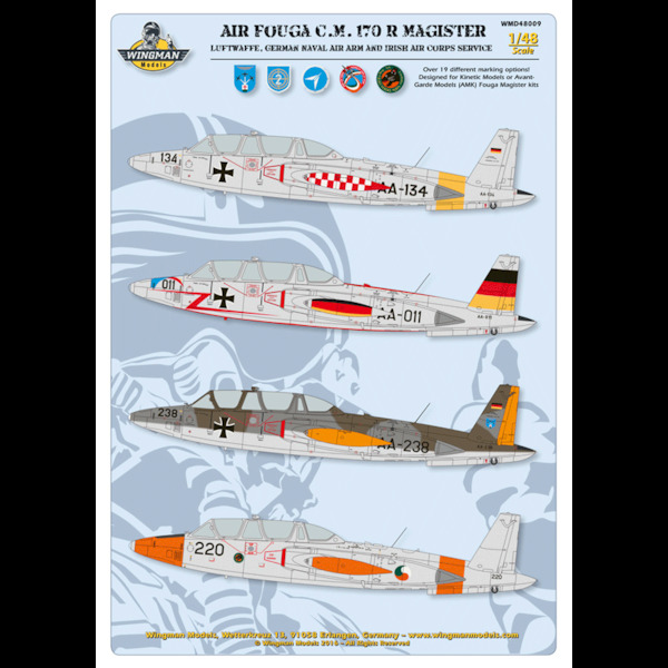 Fouga CM170R Magister (Luftwaffe, German navy, irish Air Corps)  WMD48009