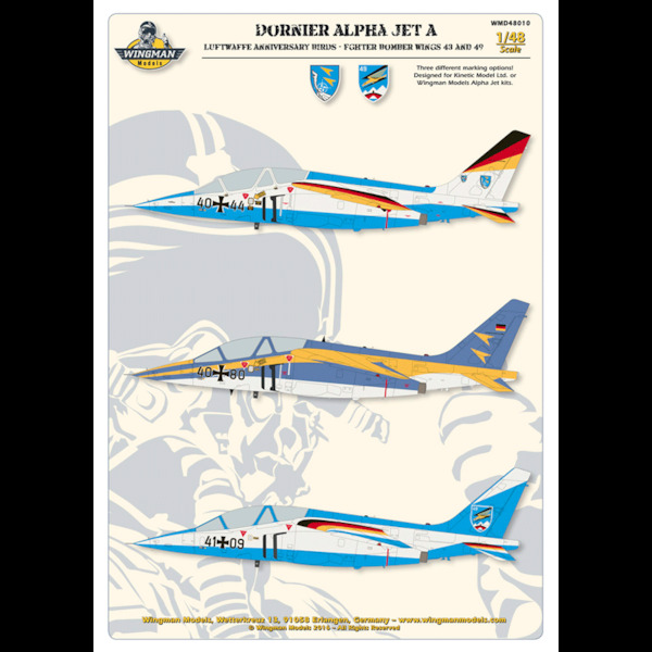 Alpha Jet Luftwaffe Anniversary Birds  WMD48010
