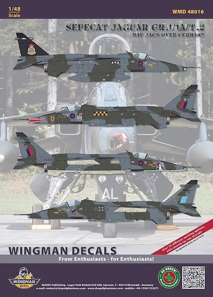 SEPECAT Jaguar GR.1/GR.1A 6 T.2 - RAF Jags over Germany WMD48016