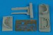Mikoyan MiG23 Flogger Cockpit frame With Blind (Trumpeter) 2140