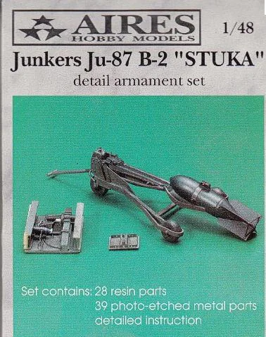 Junkers JU87B-2 Stuka Armament Detail Set  4002