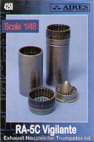 RA5C Vigilante exhaust nozzles (Trumpeter) 4258