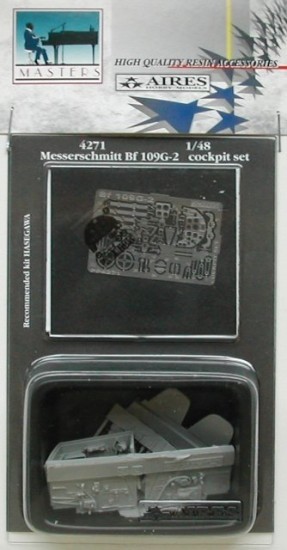 Messerschmitt BF109G-2 cockpit detail set (Hasegawa) 4271