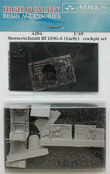 Messerschmitt BF109G-6 Early cockpit detail set (Hasegawa)  4284