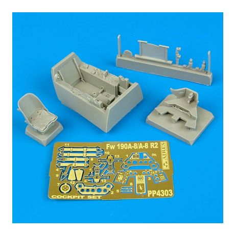 Focke Wulf FW190A-8/R-2 Cockpit Set (Tamiya) 4303