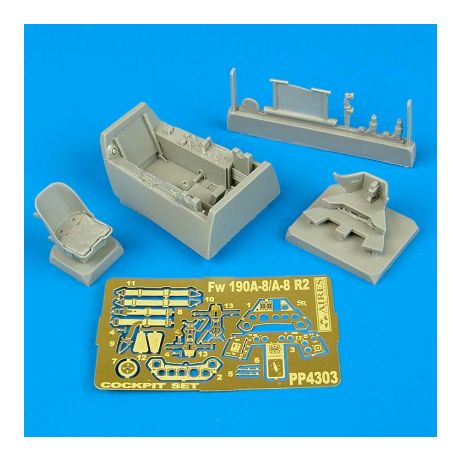 Focke Wulf FW190A-8/R-2 Cockpit Set (Tamiya)  4303