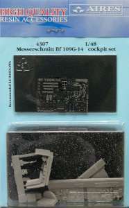 Messerschmitt BF109G-14 Cockpit detail set (Hasegawa)  4307