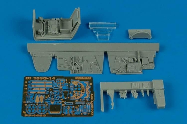 Messerschmitt BF109G-14 cockpit set (Academy)  4486