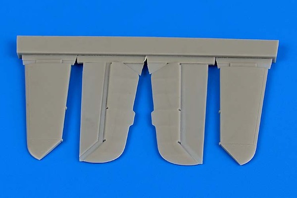 Messerschmitt Bf 109F control surfaces (Zvezda) 4679
