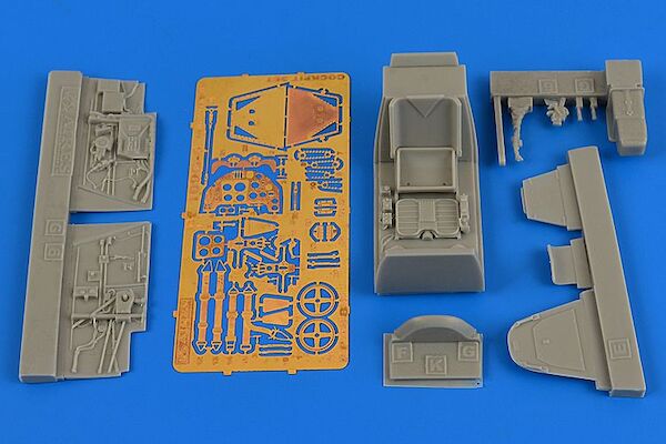 Messerschmitt BF109G-5 (early) Cockpit set (Eduard)  4686