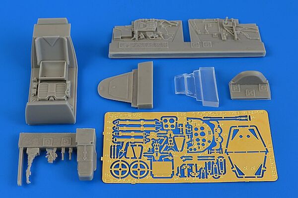 Messerschmitt BF109G-5 (Late) Cockpit set (Eduard)  4698