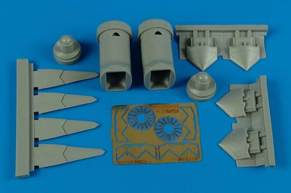 F22A Raptor Exhaust Nozzles (Fujimi) 7268