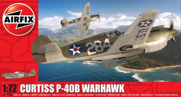 Curtiss P40B Warhawk (BACK IN STOCK)  01003B