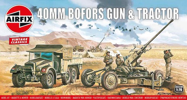 Bofors 40mm Gun & Tractor 02314V