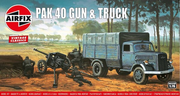 PAK40 gun and Opel Blitz Truck 02315V