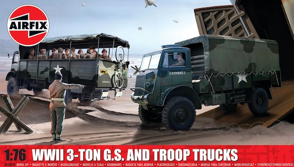 Bedford QLT and Bedford QLD3 ton WWII Trucks 03306A