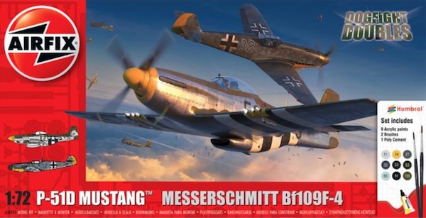 P51D Mustang & Messerschmitt Bf-109F-4 Dogfight Double A050193