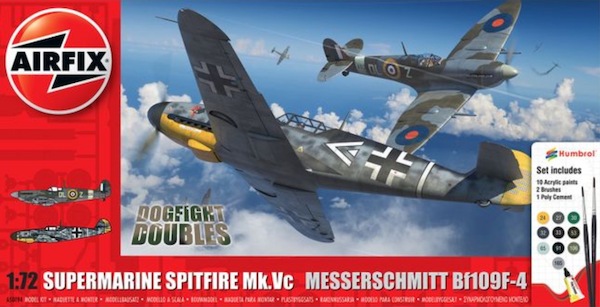 Supermarine Spitfire Mk.Vc & Messerschmitt Bf-109F-4 Dogfight Double A050194