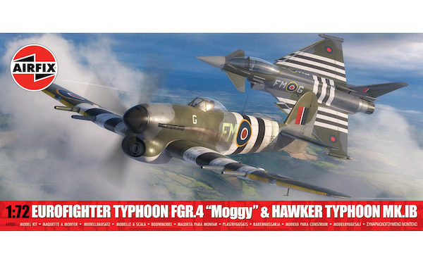 Eurofighter Typhoon FGR4 "Moggy"and Hawker Typhoon MK1b Twin pack A40001