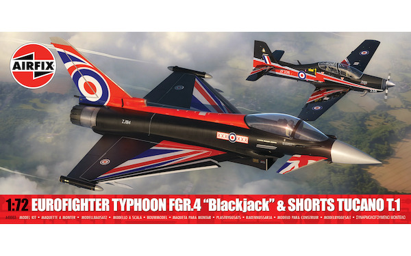Eurofighter Typhoon FGR4 "Blackjack"and Shorts Tucano T1 Twin pack  A40003