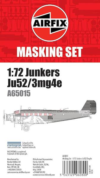 Junkers ju52/3mg4e  Masking Set - (Airfix)  AX65015