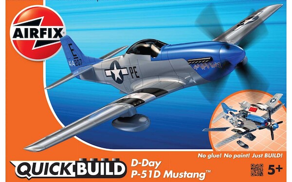 Quickbuild D-Day P51D Mustang  J6046