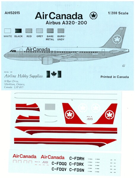 A320-200 (Air Canada) AHS2015