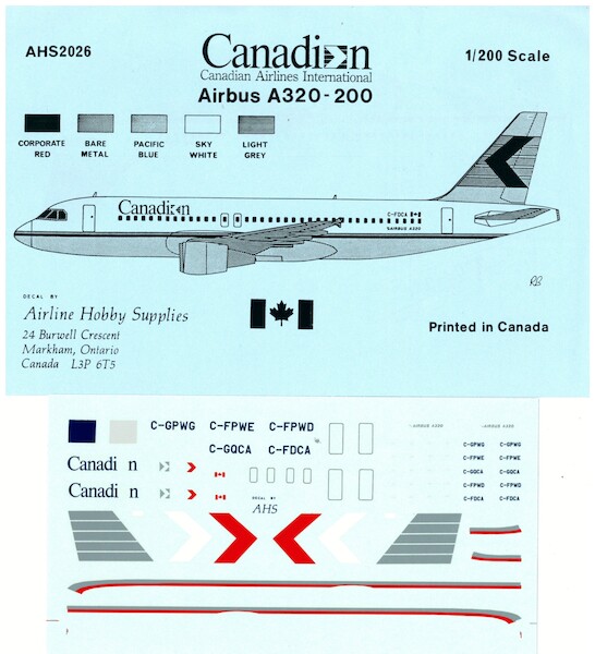 A320-200 (Canadian) AHS2026