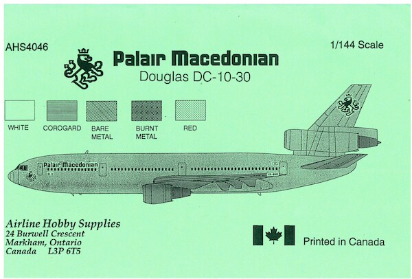 DC10 (Palair Macedonian) AHS4046