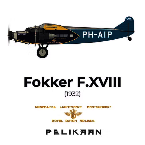 Fokker F-XVIII (KLM Pelikaan)  72006
