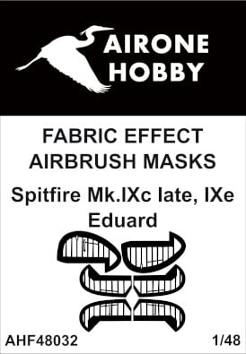 Fabric effect Airbrush masks Spitfire MKIXc late, MKIXe (Eduard)  AHF48032