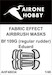 Fabric effect Airbrush masks Messerschmitt BF109G with regular rudder (Eduard) AHF48034
