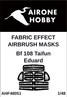 Fabric Effect Airbrush Masks Messerschmitt BF108 Taifun (Eduard) AHF48051