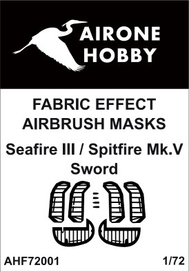 Fabric effect Airbrush masks Seafire  MKIII/ Spitfire MKV (Sword)  AHF72001