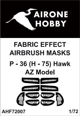 Fabric Effect Airbrush Masks Curtiss P36 (H75) Hawk (AZ Model) AHF72007