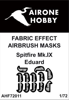 Fabric effect Airbrush masks Spitfire MKIX (Eduard) AHF72011