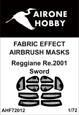 Fabric effect Airbrush masks Reggiane Re2001 (Sword) AHF72012