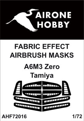 Fabric effect Airbrush masks A6M3 Zero (Tamiya) AHF72016
