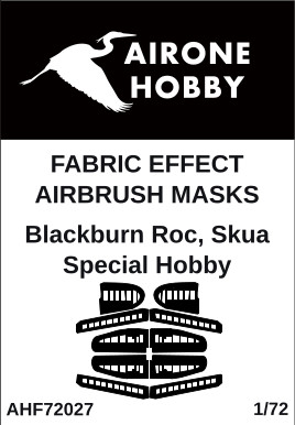 Fabric effect Airbrush masks Blackburn Skua, Roc (Special Hobby) AHF72027