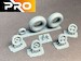 Spitfire MKVIII Wheel set  Blocktread (Airfix)  3D24SPWL