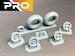 Spitfire MKVIII Wheel set  Blocktread (Airfix)  3D24SPWL