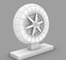Messerschmitt BF109 G-2/G-4  660x160 Wheel set (Revell)  3D32WHL