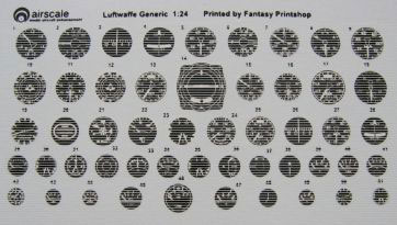 World War 2 Luftwaffe Aircraft Instrument Dials  AS24LUFT