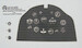 P51D Mustang Instrument Panel Decals AS24NAA