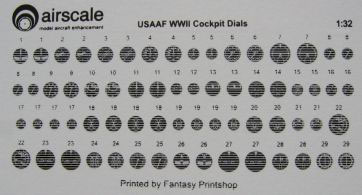 World War 2 US USAAF Aircraft Instrument Dials AS32USA