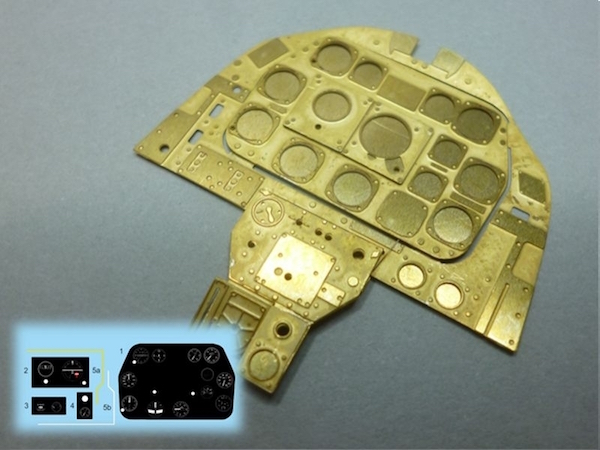 North American P51D Mustang Instrument Panel Upgrade PE24MUS