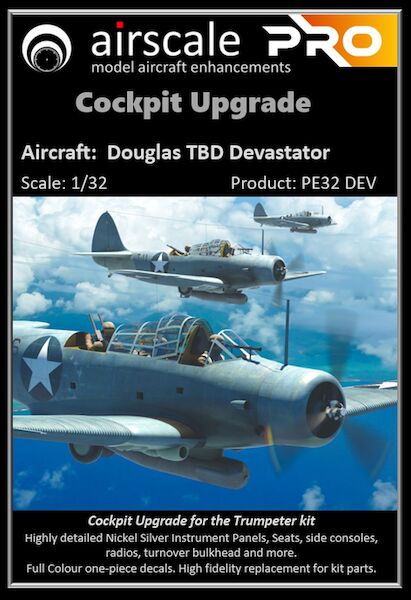 Douglas TBD-1 Devastator Cockpit Upgrade (Trumpeter) PE32DEV