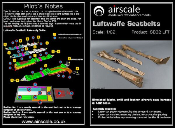 Luftwaffe Seatbelts SB32LFT