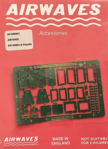 Detailset Me109E-3/8 Panels AC48063
