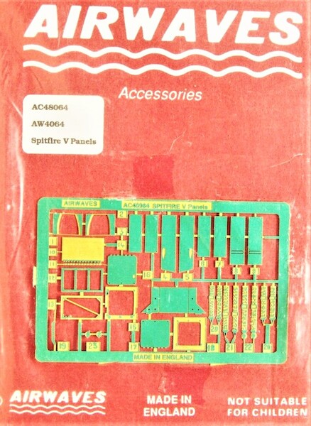 Detailset Spitfire MKV Panels AC48064